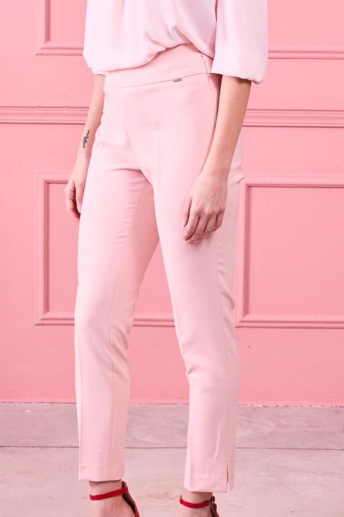 PANTALONE STRETTO CON SPACCHETTI