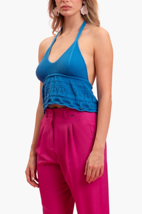 TOP SCOLLO AMERICANA