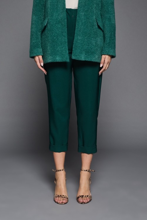 Pantalone con Pattine e Risvolto