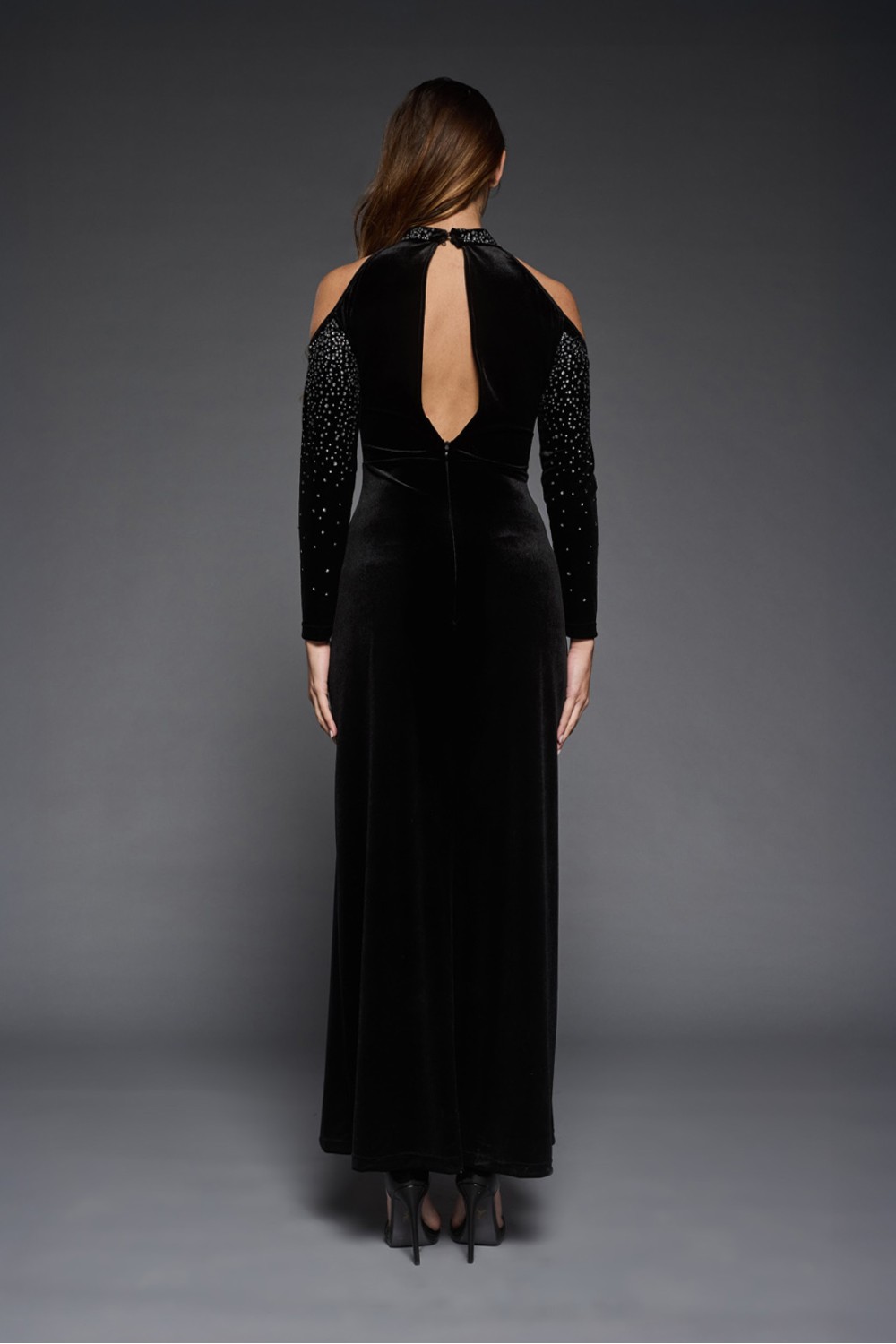 Abito Lungo con Strass