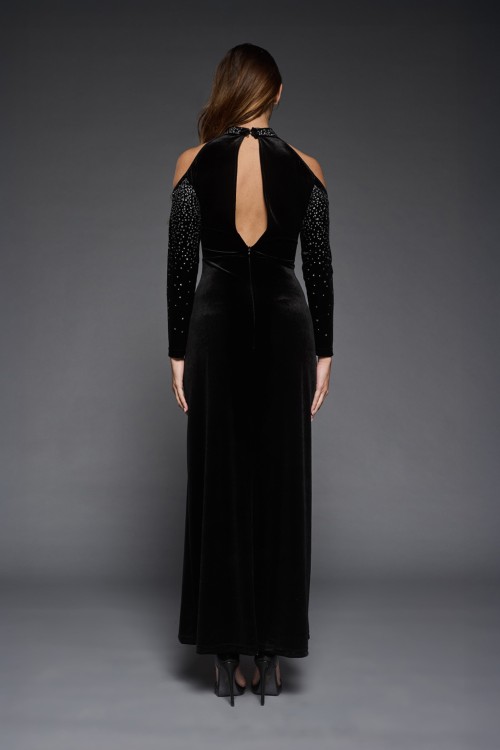 Abito Lungo con Strass