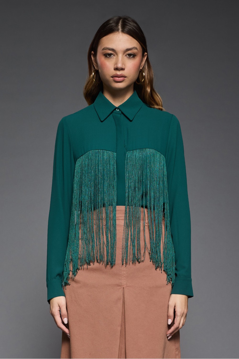 Camicia con Frange
