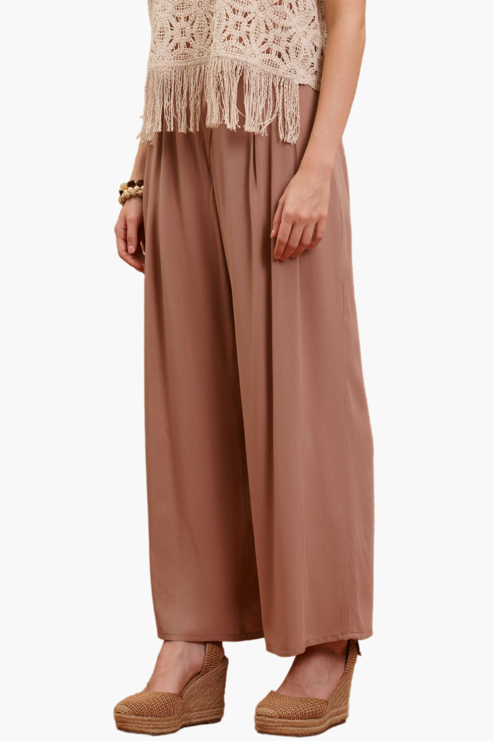 PANTALONE CON ABBOTTONATURA ASIMMETRICA