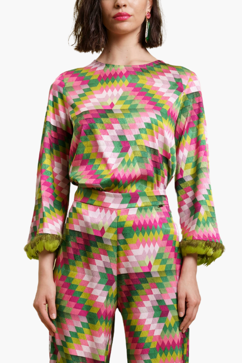 CAMICIA MANICA PIUME