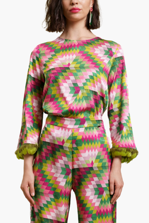 CAMICIA MANICA PIUME