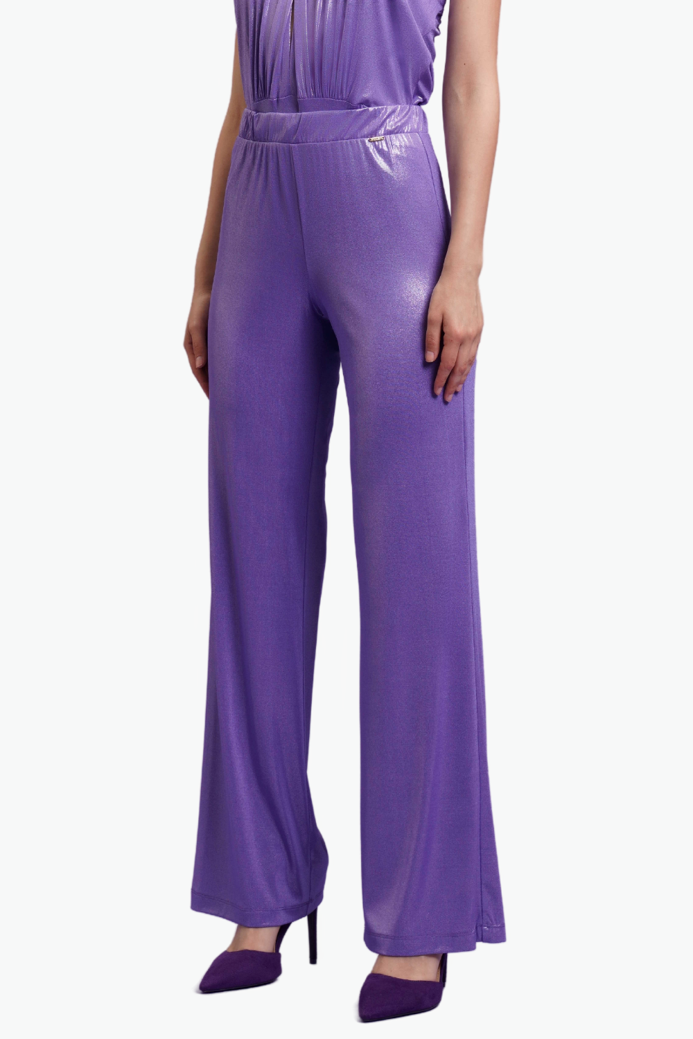 PANTALONE PALAZZO LAMINATO PANTALONE PALAZZO LAMINATO