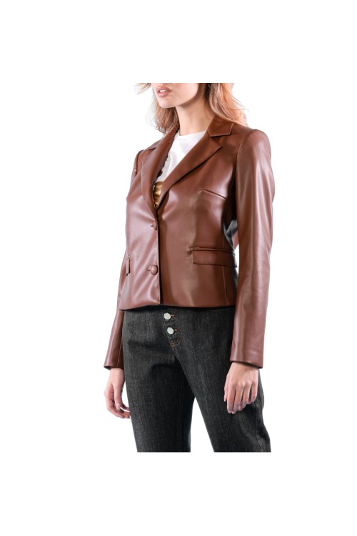 GIACCA CORTA IN PELLE