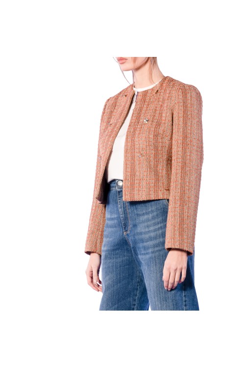 GIACCA GIROCOLLO SFRANGIATA