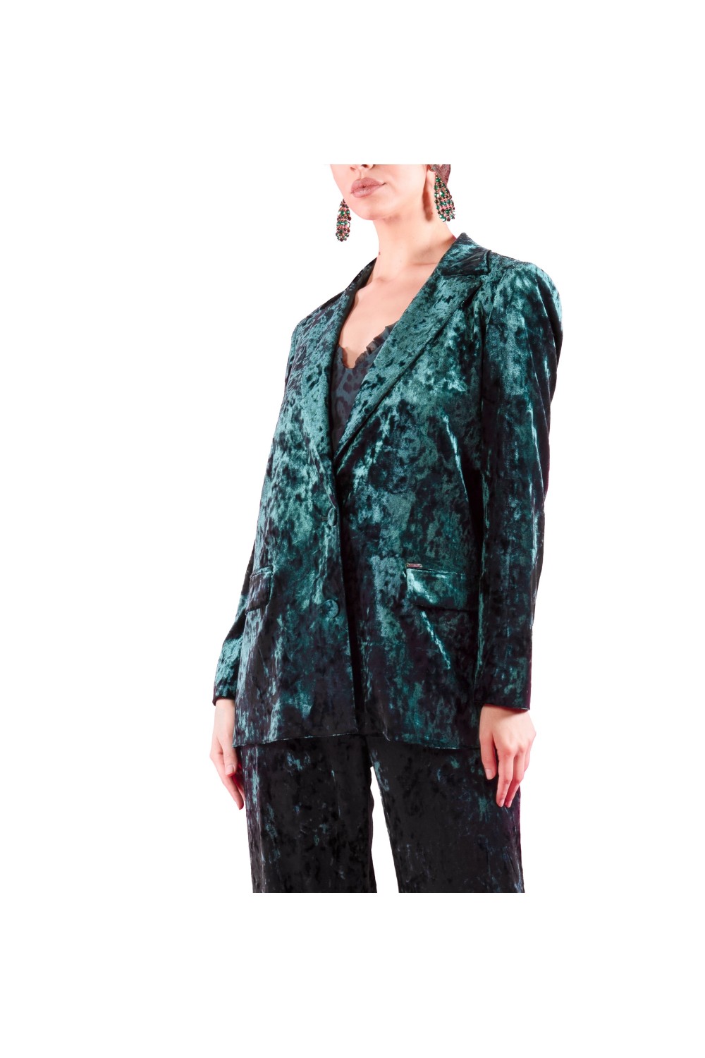 GIACCA MONOPETTO IN VELLUTO GIACCA MONOPETTO IN VELLUTO