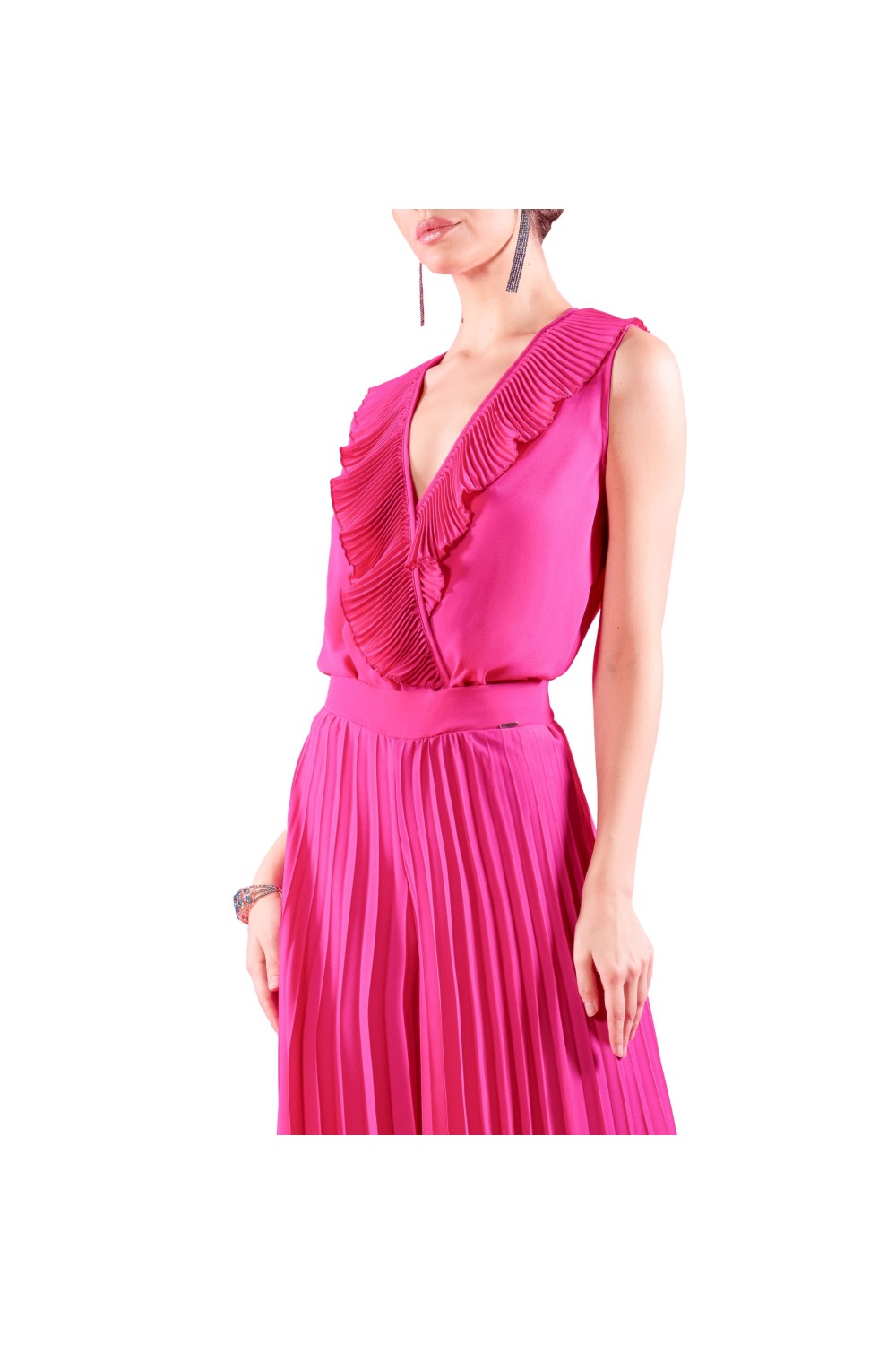 BODY CON VOLANT PLISSE BODY CON VOLANT PLISSE