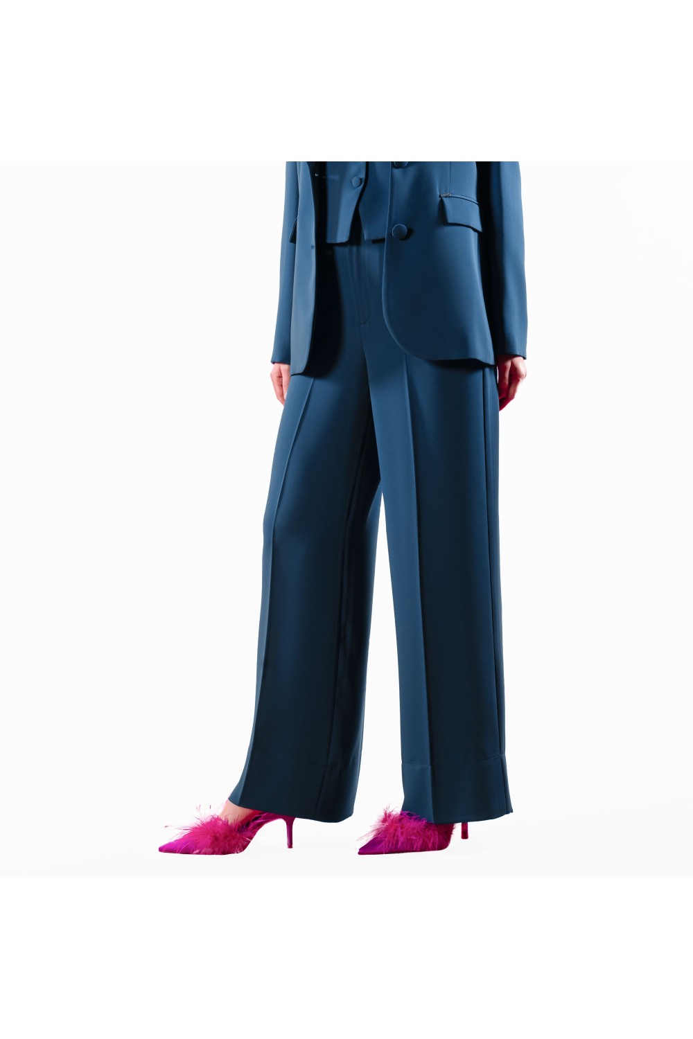 PANTALONE PALAZZO CON ELASTICO